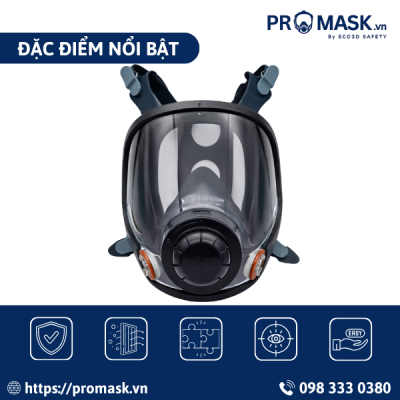 Đặc điểm nổi bật mặt nạ phòng độc full mặt HUGUARD 8800