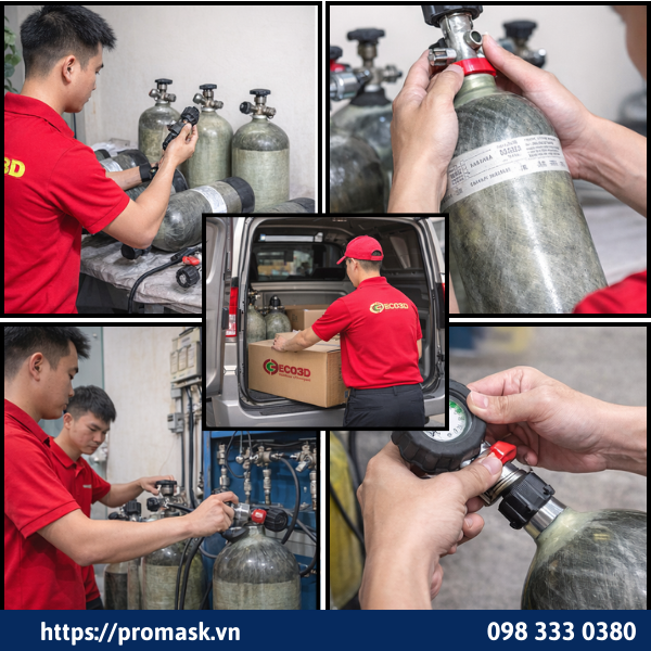 Dịch vụ bơm khí SCBA