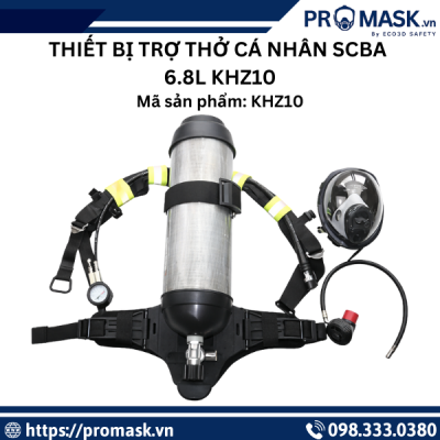 Thiết bị trợ thở cá nhân SCBA 6.8L KHZ10