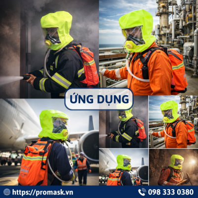 Ứng dụng bình dưỡng khí thép Bio-S-Cape 3L-200