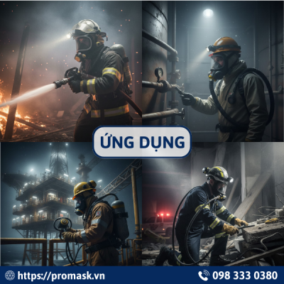 Ứng dụng van cấp khí cho SCBA-T8000