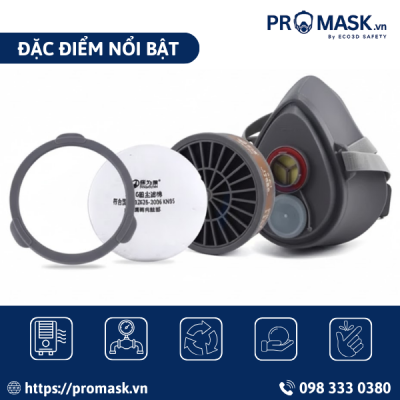 Đặc điểm mặt nạ phòng độc EliteGas Mask KP-EG-002