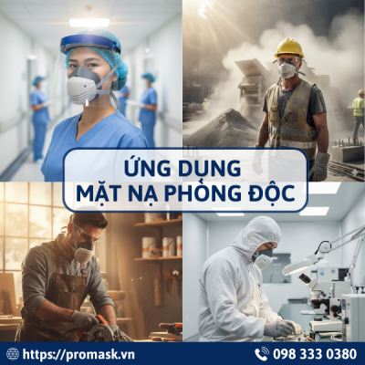 Ứng dụng của mặt nạ phòng độc DustDefense Mask KP-DD-002