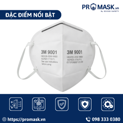 Đặc điểm khẩu trang 3M – 9001