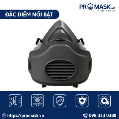 Đặc điểm mặt nạ chống bụi nửa mặt Vian- 370D
