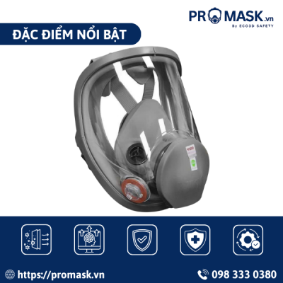 Đặc điểm mặt nạ phòng độc toàn mặt VIAN 6800