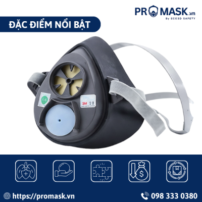 Đặc điểm nổi bật mặt nạ phòng độc 3M – 3100_ 3200