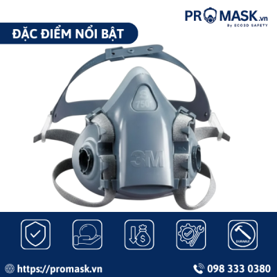 Đặc điểm nổi bật mặt nạ phòng độc 3M – 7501_7502