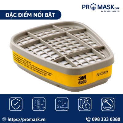 Đặc điểm nổi bật phin lọc 3M – 6003
