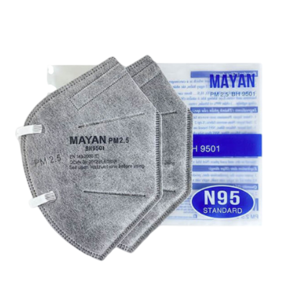 Khẩu trang hoạt tính MAYAN PM2.5 BH9501