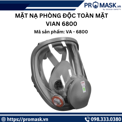Mặt nạ phòng độc toàn mặt VIAN 6800