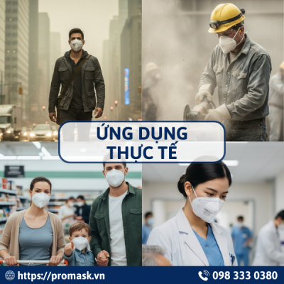 Khẩu trang đeo tai VIAN KN95 9501   Bảo vệ hô hấp tối ưu