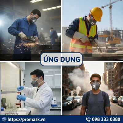 Ứng dụng khẩu trang 3M – 9542V