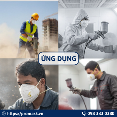 Ứng dụng khẩu trang có van CRDLIGHT KN95