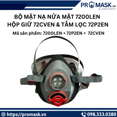 Bộ mặt nạ nửa mặt 7200LEN