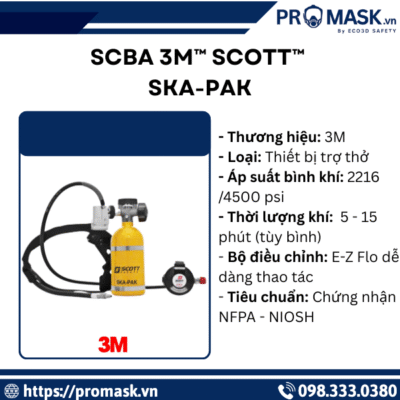 Thông số kỹ thuật SCBA 3M™ Scott™ Ska-Pak