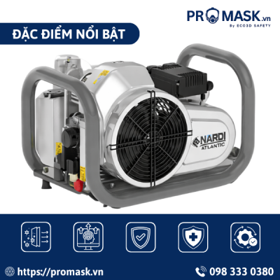 Đặc điểm máy nén khí thở ATLANTIC D100