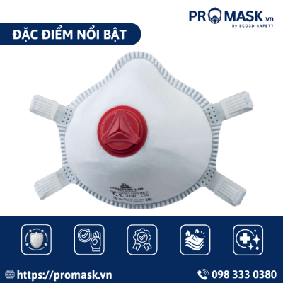 Đặc điểm nổi bật khẩu trang phòng độc M1300V
