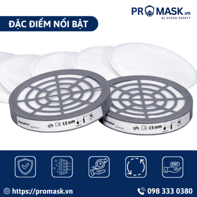 Đặc điểm nổi bật phin lọc M6000PREP2 Delta Plus