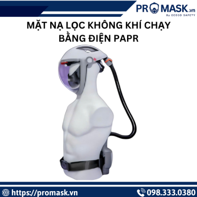 Mặt nạ lọc không khí chạy bằng điện PAPR