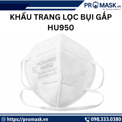 Khẩu trang lọc bụi gấp HU950 