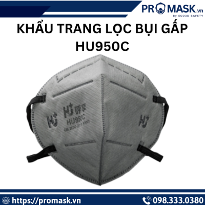 Khẩu trang lọc bụi gấp HU950C 