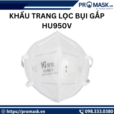 Khẩu trang lọc bụi gấp HU950V