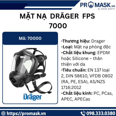 Mặt nạ phòng độc Dräger FPS 7000