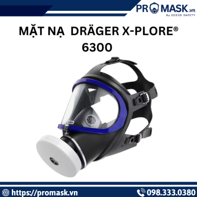 Mặt nạ phòng độc toàn mặt Dräger X-plore® 6300