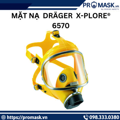 Mặt nạ phòng độc toàn mặt Dräger X-plore® 6570