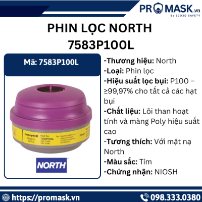 Phin lọc North 7583P100L