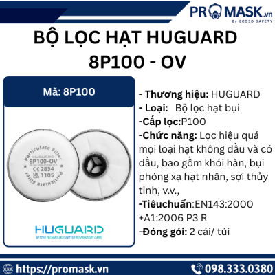 Thông số bộ lọc hạt HUGUARD 8P100 - OV